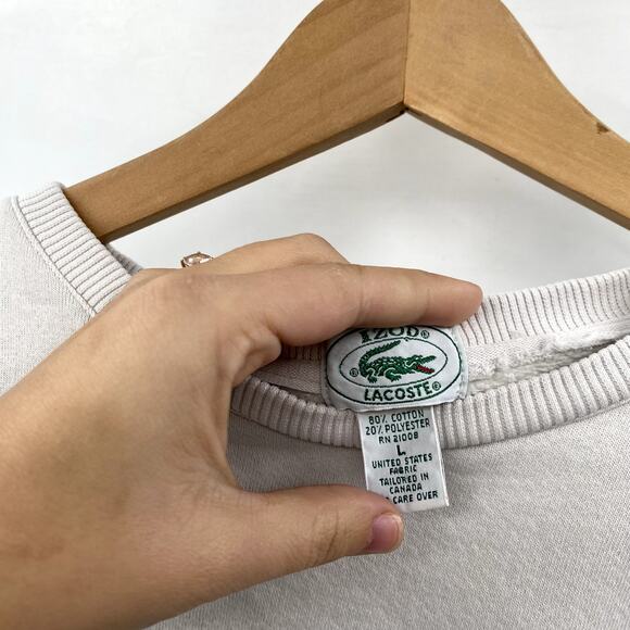 Lacoste vintage colorblock crewneck sweatshirt - Picture 4 of 6
